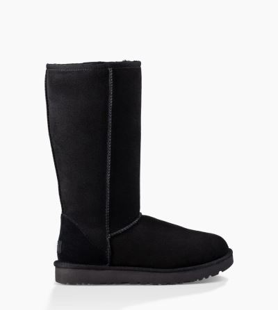 UGG Classic Tall II Womens Boots Black - AU 984SQ